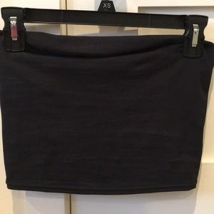 Black tube top